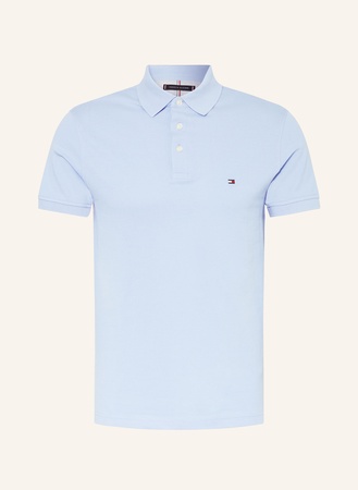 Tommy Hilfiger  Piqué-Poloshirt Slim Fit blau