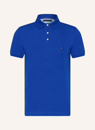 Tommy Hilfiger  Piqué-Poloshirt Slim Fit blau
