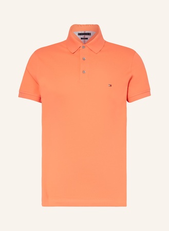 Tommy Hilfiger  Piqué-Poloshirt Slim Fit orange beige