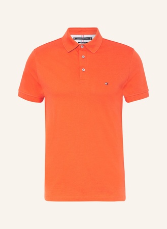 Tommy Hilfiger  Piqué-Poloshirt Slim Fit orange beige