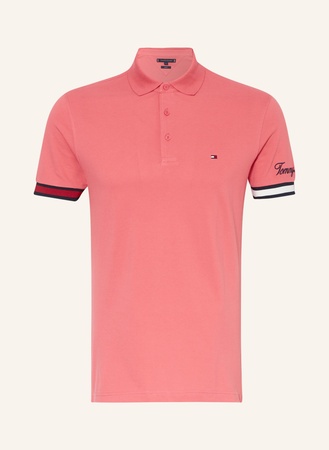 Tommy Hilfiger  Piqué-Poloshirt Slim Fit pink rot