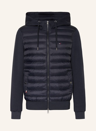 Tommy Hilfiger  Steppjacke Im Materialmix blau