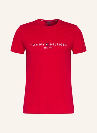 Tommy Hilfiger  T-Shirt rot beige