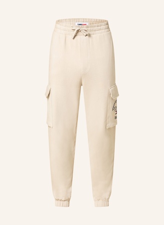 Tommy Hilfiger Tommy Jeans Cargo-Sweatpants weiss braun