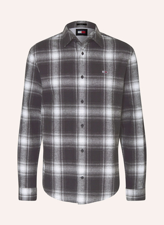 Tommy Hilfiger Tommy Jeans Flanellhemd Regular Fit grau