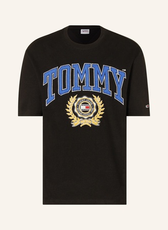 Tommy Hilfiger Tommy Jeans Oversized-Shirt schwarz beige