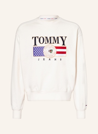Tommy Hilfiger Tommy Jeans Oversized-Sweatshirt weiss beige
