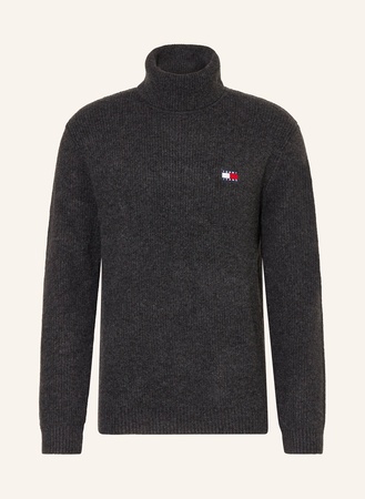 Tommy Hilfiger Tommy Jeans Rollkragenpllover grau