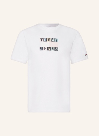 Tommy Hilfiger Tommy Jeans T-Shirt weiss grau