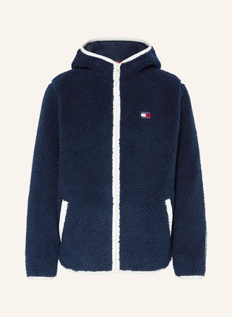 Tommy Hilfiger Tommy Jeans Teddyfell-Jacke blau