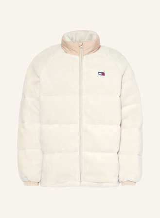 Tommy Hilfiger Tommy Jeans Teddyfell-Jacke weiss