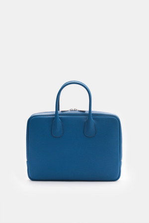 Valextra  - Herren - Aktentasche 'MyLogo Laptop Bag' blau