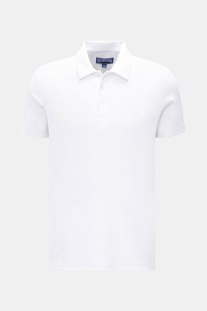 Vilebrequin  - Herren - Frottee-Poloshirt 'Phoenix' weiß