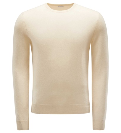Von Braun  - Cashmere R-Neck Pullover creme