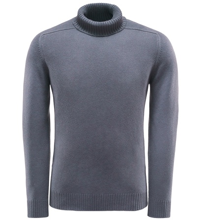 Von Braun  - Cashmere Rollkragenpullover dunkelgrau
