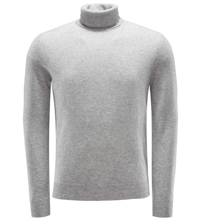 Von Braun  - Cashmere Rollkragenpullover hellgrau
