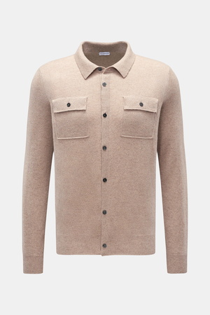 Von Braun  - Herren - Cashmere Cardigan beige meliert