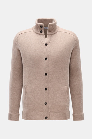 Von Braun  - Herren - Cashmere Cardigan beige meliert