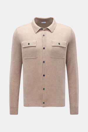 Von Braun  - Herren - Cashmere Cardigan beige meliert