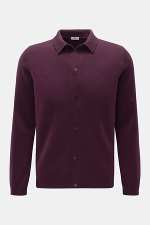 Von Braun  - Herren - Cashmere Cardigan bordeaux
