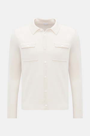 Von Braun  - Herren - Cashmere Cardigan creme