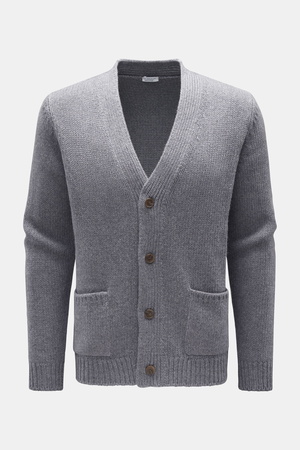 Von Braun  - Herren - Cashmere Cardigan grau