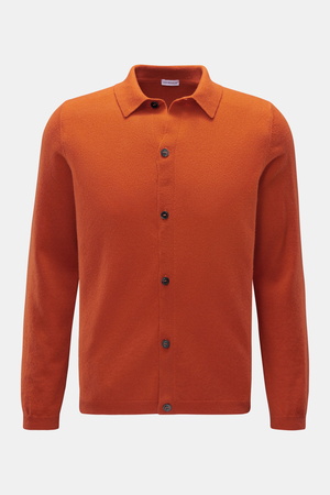 Von Braun  - Herren - Cashmere Cardigan orange