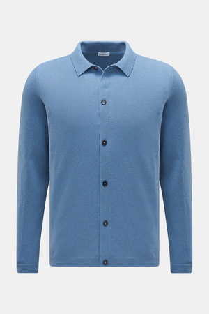Von Braun  - Herren - Cashmere Cardigan rauchblau