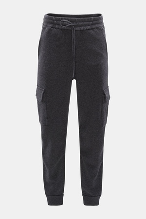 Von Braun  - Herren - Cashmere Cargo-Joggpants anthrazit