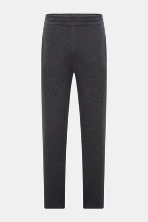 Von Braun  - Herren - Cashmere Joggpants dunkelgrau meliert