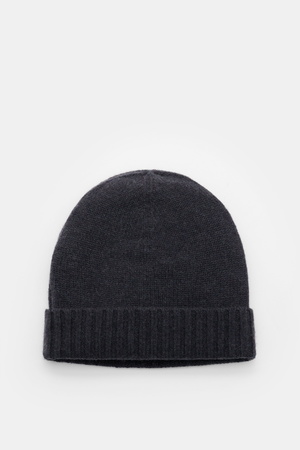 Von Braun  - Herren - Cashmere Mütze anthrazit