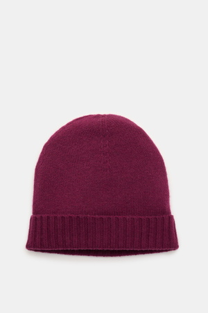 Von Braun  - Herren - Cashmere Mütze bordeaux