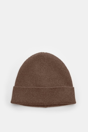 Von Braun  - Herren - Cashmere Mütze braun meliert