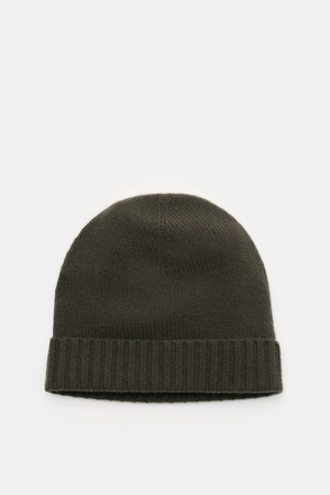 Von Braun  - Herren - Cashmere Mütze dark olive