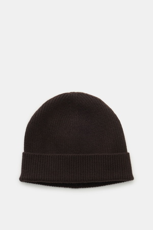 Von Braun  - Herren - Cashmere Mütze dunkelbraun