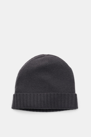 Von Braun  - Herren - Cashmere Mütze dunkelgrau