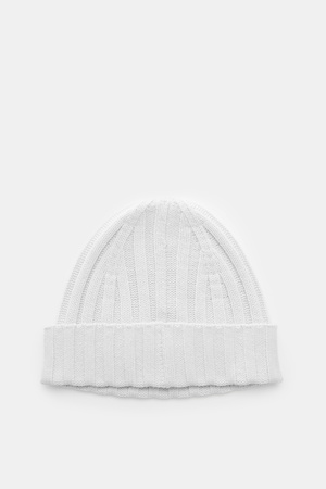 Von Braun  - Herren - Cashmere Mütze hellgrau