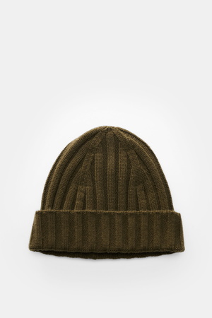 Von Braun  - Herren - Cashmere Mütze oliv