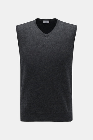 Von Braun  - Herren - Cashmere Pullunder anthrazit