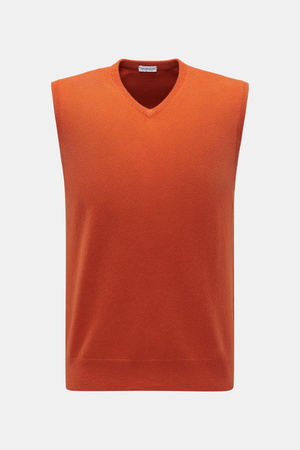 Von Braun  - Herren - Cashmere Pullunder orange