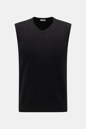 Von Braun  - Herren - Cashmere Pullunder schwarz