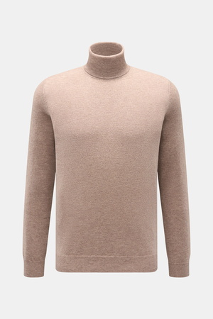 Von Braun  - Herren - Cashmere Rollkragenpullover beige