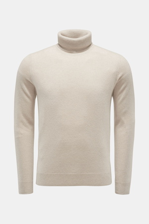 Von Braun  - Herren - Cashmere Rollkragenpullover beige