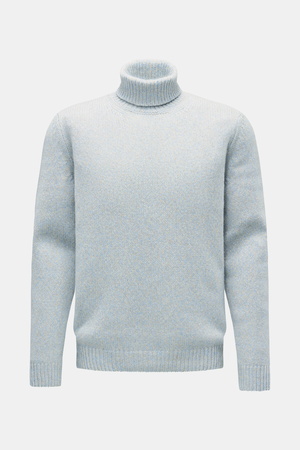 Von Braun  - Herren - Cashmere Rollkragenpullover hellblau