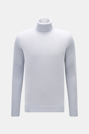 Von Braun  - Herren - Cashmere Rollkragenpullover hellblau