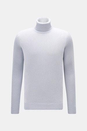 Von Braun  - Herren - Cashmere Rollkragenpullover hellblau