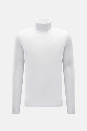 Von Braun  - Herren - Cashmere Rollkragenpullover hellgrau