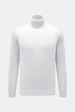 Von Braun  - Herren - Cashmere Rollkragenpullover hellgrau