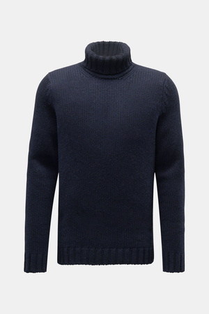 Von Braun  - Herren - Cashmere Rollkragenpullover navy