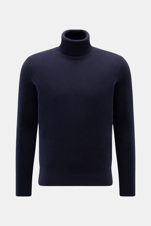 Von Braun  - Herren - Cashmere Rollkragenpullover navy